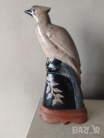 статуетка,фигура птица, снимка 1 - Декорация за дома - 46135701