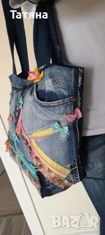 Чанта ръчна изработка, снимка 4 - Чанти - 51233957