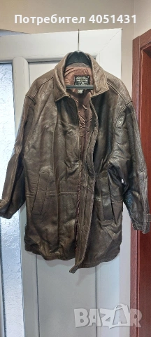 продавам мъжка кожена канатка, снимка 2 - Якета - 53502960