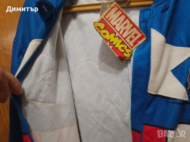 костюм Marvel Comics Captain America Halloween Хелоуин costume x-men dc comics, снимка 11 - Костюми - 52092004