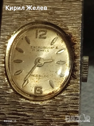 Стар механичен часовник дамски Eskalibur SWISS MADE за КОЛЕКЦИЯ 51475, снимка 3 - Антикварни и старинни предмети - 52334282