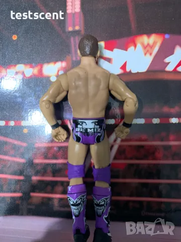 Екшън фигура WWE The Miz Миз играчка figure Mattel Basic Purple, снимка 8 - Колекции - 48509133