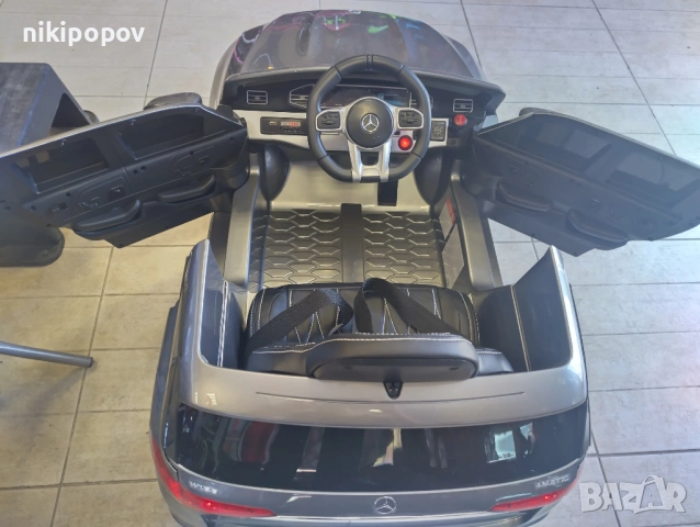 MERCEDES акумулаторен джип M CLASS сив, снимка 9 - Други - 53849630