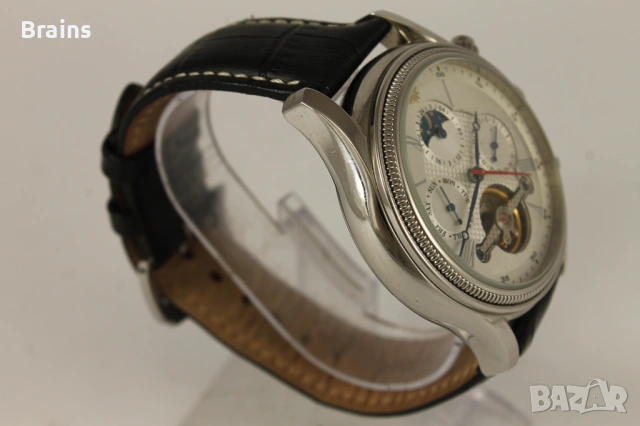 Немски Часовник RAOUL U. BRAUN Automatic 20 Jewels Лунна Фаза, снимка 6 - Мъжки - 53824787