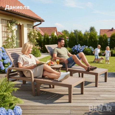 Градински шезлонг - комфорт, издръжливост и стил, снимка 5 - Градински мебели, декорация  - 53833322
