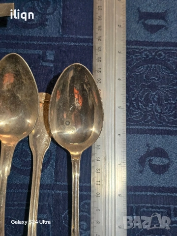 Посребрени прибори 0.700 Грама. Разгледайте и останалите ми обяви. , снимка 2 - Прибори за хранене, готвене и сервиране - 53285097