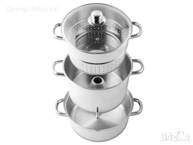 Соковарка от неръждаема стомана , снимка 3 - Съдове за готвене - 54076610
