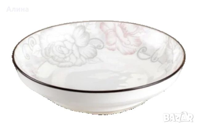 Керамична чиния 8", снимка 1 - Чинии - 46229789