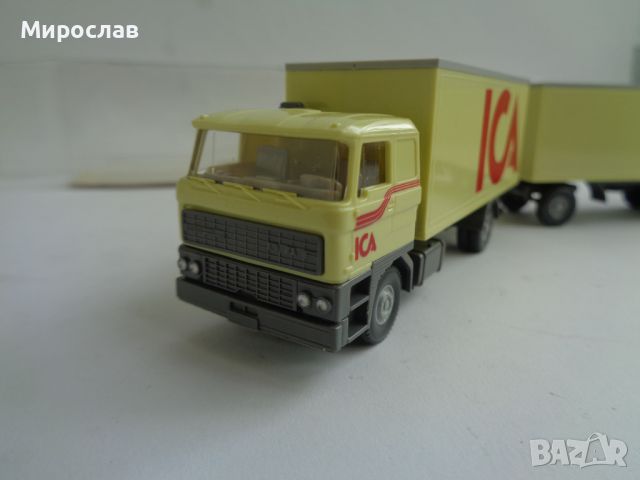 WIKING 1:87 H0 ДАФ DAF МОДЕЛ КАМИОН КОЛИЧКА РЕМАРКЕ, снимка 2 - Колекции - 45819281