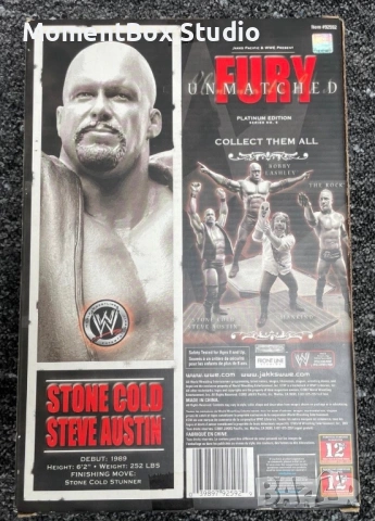 WWE STONE COLD STEVE AUSTIN unmatched fury series 5, снимка 3 - Колекции - 53617929
