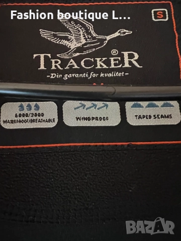 Мъжка поларена връхна дреха,която е и водоустойчива на марката Tracker размер S 🖤, снимка 7 - Якета - 51634172