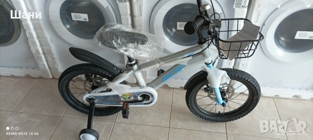 Велосипед 16 цола с два диска. 