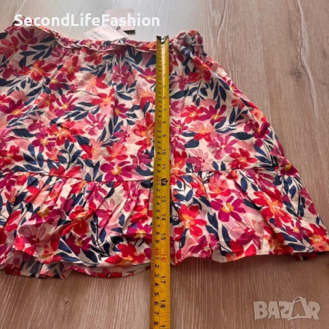 NAF NAF дамска пола размер М памук вискоза нова , снимка 4 - Поли - 54173120