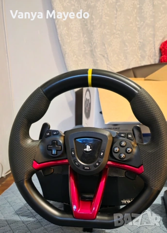 Волан Hori Wireless Racing Wheel Apex за PlayStation 5, PlayStation 4, PC, снимка 3 - Други стоки за дома - 53585173