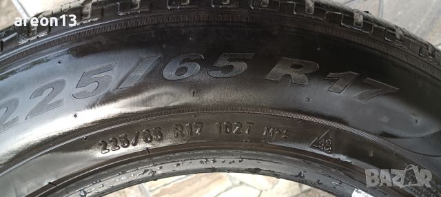 Pirelli 225/65/17 102T M+S, снимка 10 - Гуми и джанти - 46071585