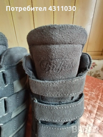 Боти Buffalo London естествена кожа  и естествен велур 41 номер, снимка 6 - Дамски боти - 53427214