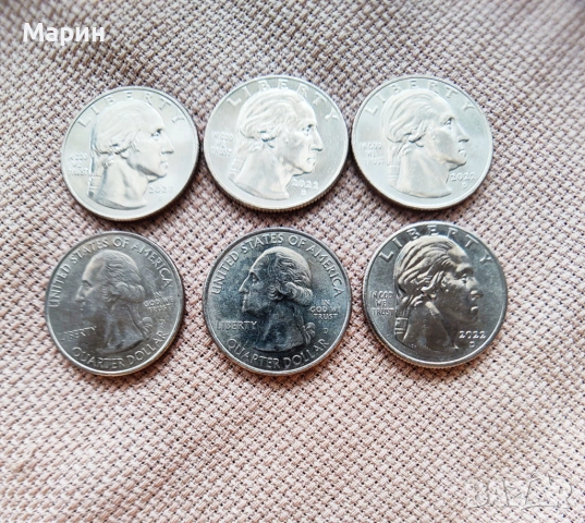 СЕРИЯ монети от програмата  American Women Quarters  2022 г., снимка 2 - Нумизматика и бонистика - 53256868