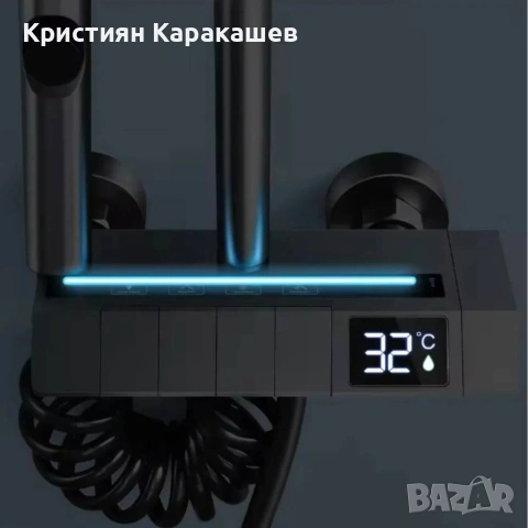 Душ комплект с цифров дисплей 4-в-1, снимка 6 - Душове - 53902592