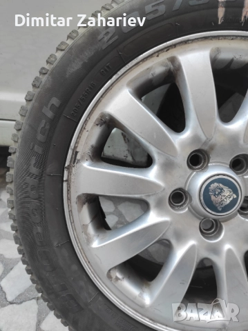 Джанти за Jaguar X-Type - 16ки + Зимни гуми, снимка 4 - Гуми и джанти - 51655900
