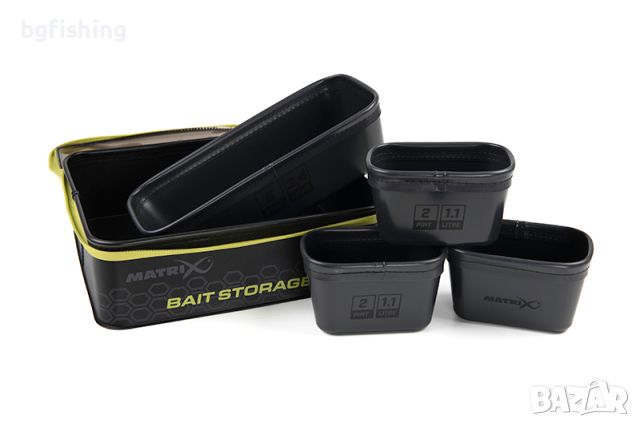 Чанта с кутии за стръв Matrix EVA Bait Storage Tray, снимка 3 - Екипировка - 45449788