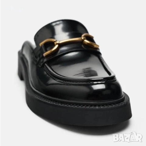 Мокасини с метален детайл на Zara, снимка 3 - Дамски елегантни обувки - 53905191