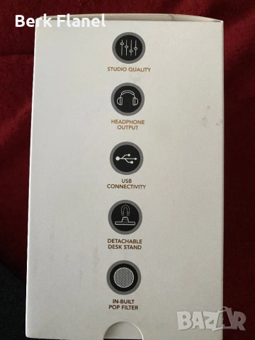 Rode NT-USB Mini микрофон, КАТО НОВА, снимка 7 - Микрофони - 54017448