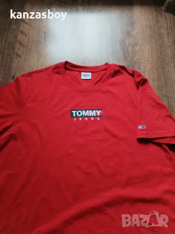 Tommy Hilfiger - страхотна мъжка тениска КАТО НОВА 2ХЛ, снимка 6 - Тениски - 49862905