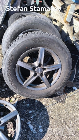 4 джанти с две гуми за Аутлендър 5х114.3