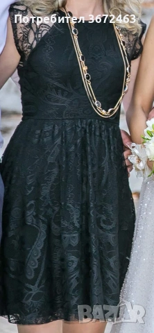 Официална дантелена рокля , снимка 5 - Рокли - 52616529