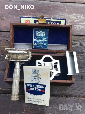 Самобръсначка/Английска-WILKINSON RAZOR, снимка 9 - Антикварни и старинни предмети - 46986108