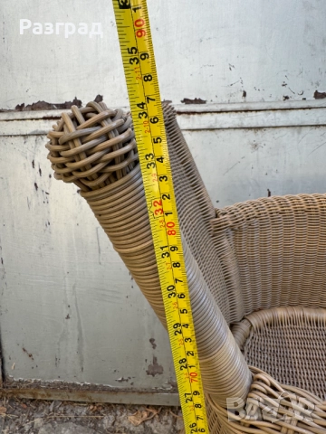 Ратанов  стол, снимка 4 - Столове - 51485324