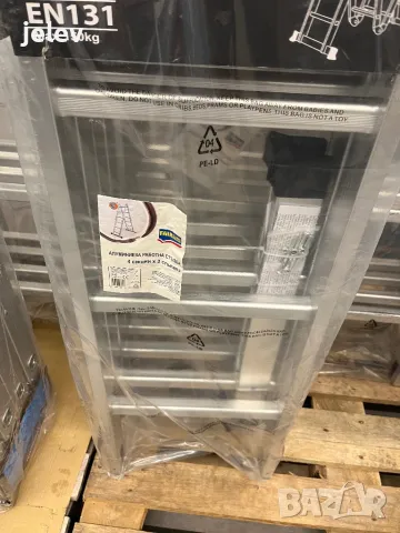 Алуминиева стълба 4х3, снимка 2 - Строителни материали - 50335310