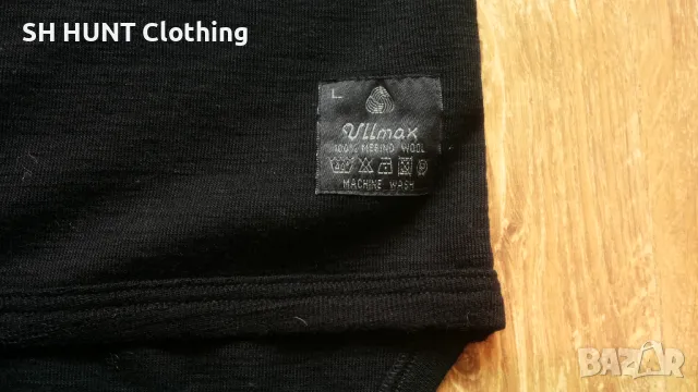 ULLMAX Thermo 100% Merino Wool размер L термо блуза 100% Мерино Вълна - 1201, снимка 6 - Блузи - 46826448