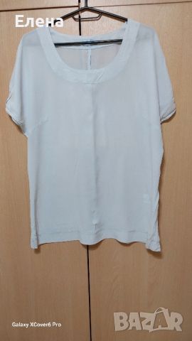 блуза на марката No Mans'land. 100% коприна. Размер L., снимка 1 - Ризи - 46473844