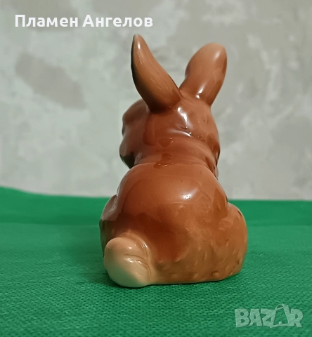 Винтидж порцеланова фигурка - зайче Goebel, снимка 5 - Антикварни и старинни предмети - 52880730