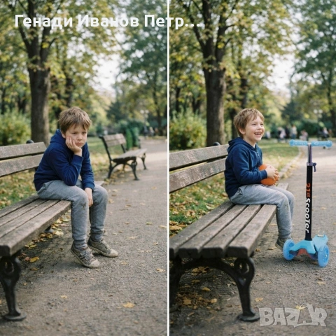 Детска тротинетка, снимка 4 - Детски велосипеди, триколки и коли - 53944023