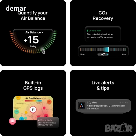 Atmotube PRO 2, преносим професионален монитор за качество на въздуха, снимка 2 - Друга електроника - 52694431