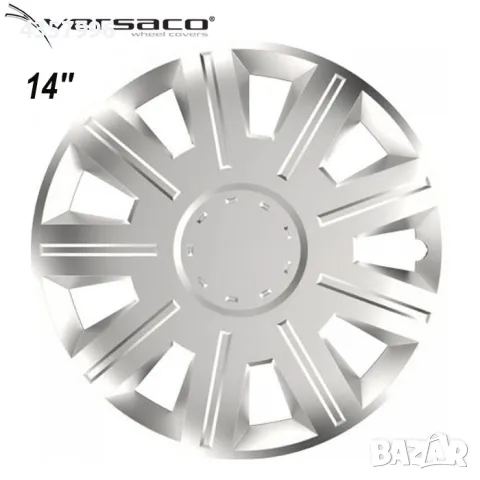 Тасове за джанти 14'' Versaco Victory Silver, снимка 1 - Аксесоари и консумативи - 49248393