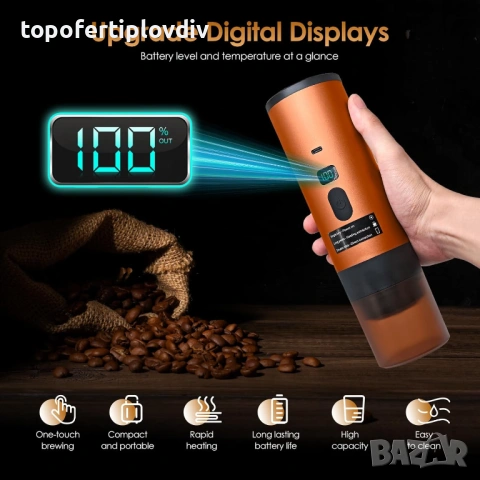 Кафемашина преносима RoserRose,Гаранция