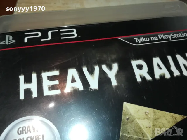 HEAVY RAIN SONY PS3 GAME-ВНОС GERMANY 2402251808, снимка 3 - Игри за PlayStation - 49260413