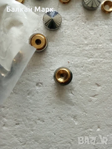 🛠 Декоративни капачки,тапи за винтове– месингови, хром гланц, снимка 3 - Други - 50562768