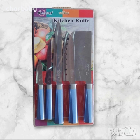 Кухненски комплект за рязане – 5 части, снимка 3 - Аксесоари за кухня - 52989089