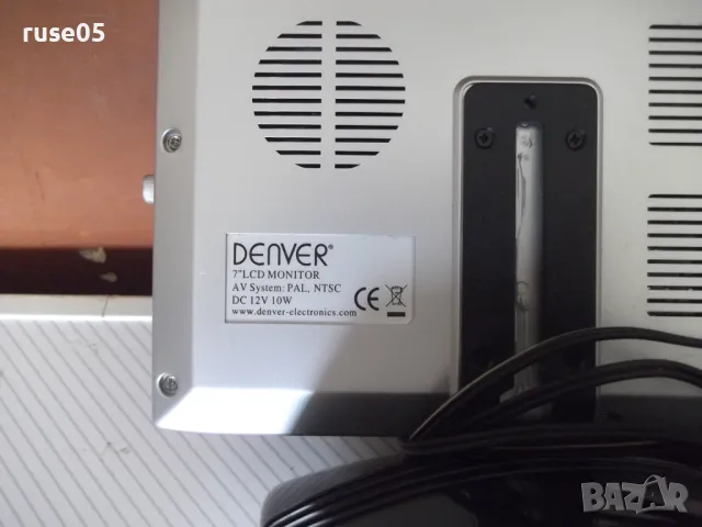 Телевизор *DENVER 7"* работещ, снимка 7 - Телевизори - 50352659