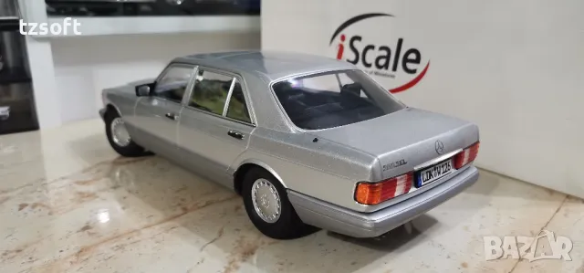 Mercedes Benz S-Class -W126 - iScale 1:18, снимка 5 - Колекции - 46914658