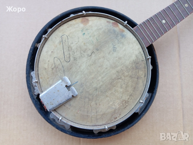 старинно банджо укулеле малка китара, снимка 2 - Антикварни и старинни предмети - 52353474