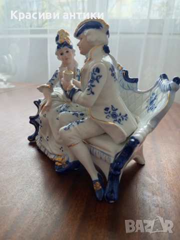 Фигура от порцелан, немска, колекционерска, красива, снимка 4 - Колекции - 52318831