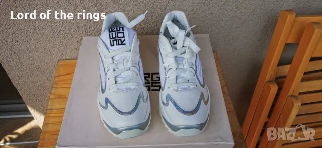 Oригинални дамски маратонки с кожа и неопрен SERGIO ROSSI - 36 номер, снимка 3 - Маратонки - 49958492