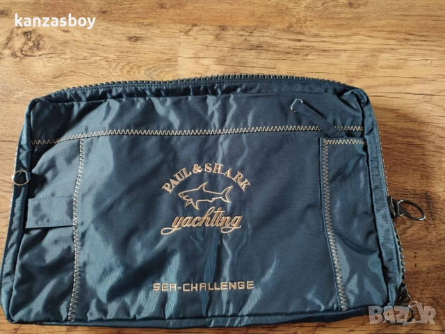 Paul & Shark Yachting Tasche Bag Aktentasche Tragetasche Sea Challenge Blau - мъжка чанта-несесер , снимка 4 - Чанти - 52136798