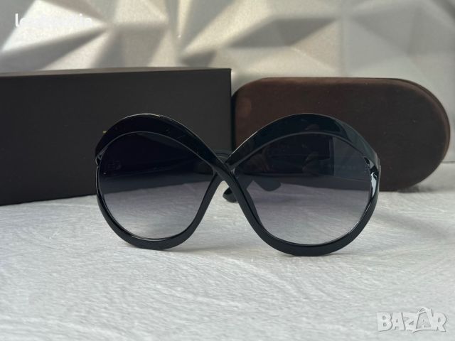 Tom Ford дамски слънчеви очила кръгли , снимка 6 - Слънчеви и диоптрични очила - 45870740