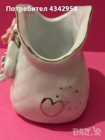 Винтидж порцеланова вазичка.Германия., снимка 6 - Антикварни и старинни предмети - 52513452